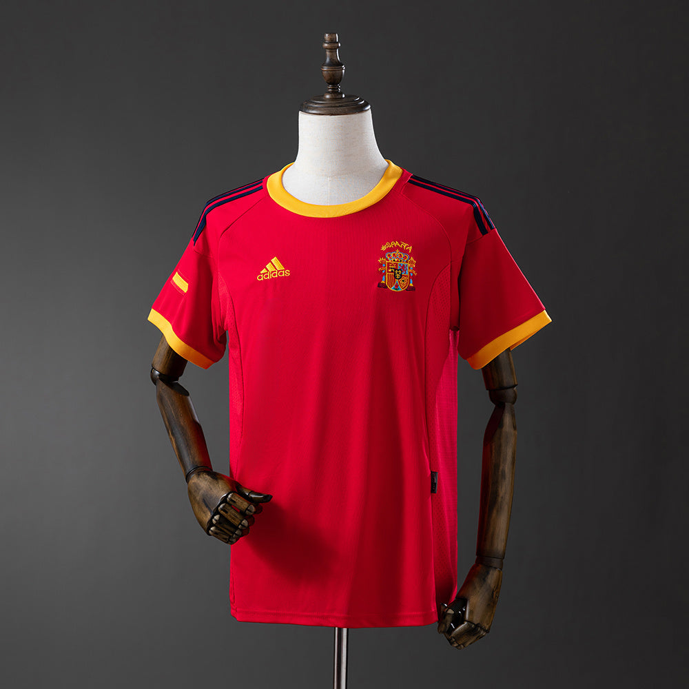 חולצת הרטרו של נבחרת ספרד 2002 – דגם הבית