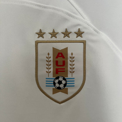 חולצת המהדורה המיוחדת של נבחרת אורוגוואי 2024 - הדגם הלבן